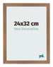 Fotolijst 24x32cm Koper Decor MDF Bologna Voorzijde Maat | Yourdecoration.nl