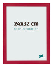 Fotolijst 24x32cm Rood MDF Bologna Voorzijde Maat | Yourdecoration.nl