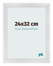 Fotolijst 24x32cm Zilver Mat MDF Pisa Voorzijde Maat | Yourdecoration.nl