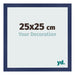 Fotolijst 25x25cm Donkerblauw Geveegd MDF Bologna Voorzijde Maat | Yourdecoration.nl