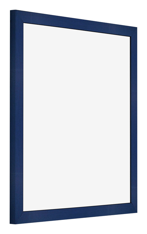 Fotolijst 25x25cm Donkerblauw Geveegd MDF Bologna Voorzijde Schuin | Yourdecoration.nl