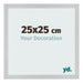 Fotolijst 25x25cm Edelstaal MDF Bologna Voorzijde Maat | Yourdecoration.nl