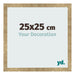 Fotolijst 25x25cm Goud Antiek MDF Bologna Voorzijde Maat | Yourdecoration.nl