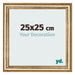 Fotolijst 25x25cm Goud Antiek MDF Lazio Voorzijde Maat | Yourdecoration.nl