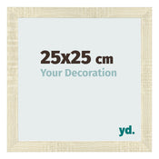 Fotolijst 25x25cm Sonoma Eiken MDF Pisa Voorzijde Maat | Yourdecoration.nl