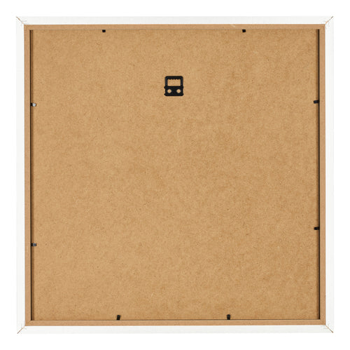 Fotolijst 25x25cm Wit Hoogglans MDF Bologna Achterzijde | Yourdecoration.nl