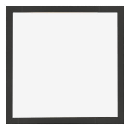 Fotolijst 25x25cm Zwart Houtnerf MDF Bologna Voorzijde | Yourdecoration.nl