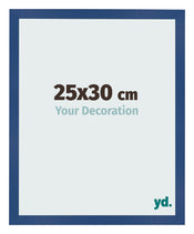 Fotolijst 25x30 cm Donkerblauw MDF Bologna Voorzijde Maat | Yourdecoration.nl