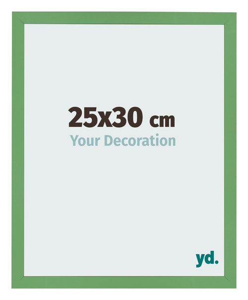 Fotolijst 25x30 cm Groen MDF Bologna Voorzijde Maat | Yourdecoration.nl
