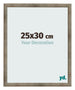 Fotolijst 25x30 cm Metaal Vintage MDF Bologna Voorzijde Maat | Yourdecoration.nl