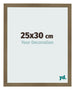 Fotolijst 25x30cm Brons Decor MDF Bologna Voorzijde Maat | Yourdecoration.nl