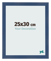 Fotolijst 25x30cm Donkerblauw Geveegd MDF Pisa Voorzijde Maat | Yourdecoration.nl