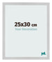 Fotolijst 25x30cm Edelstaal MDF Bologna Voorzijde Maat | Yourdecoration.nl