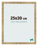 Fotolijst 25x30cm Goud Antiek MDF Bologna Voorzijde Maat | Yourdecoration.nl