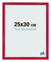 Fotolijst 25x30cm Rood MDF Bologna Voorzijde Maat | Yourdecoration.nl