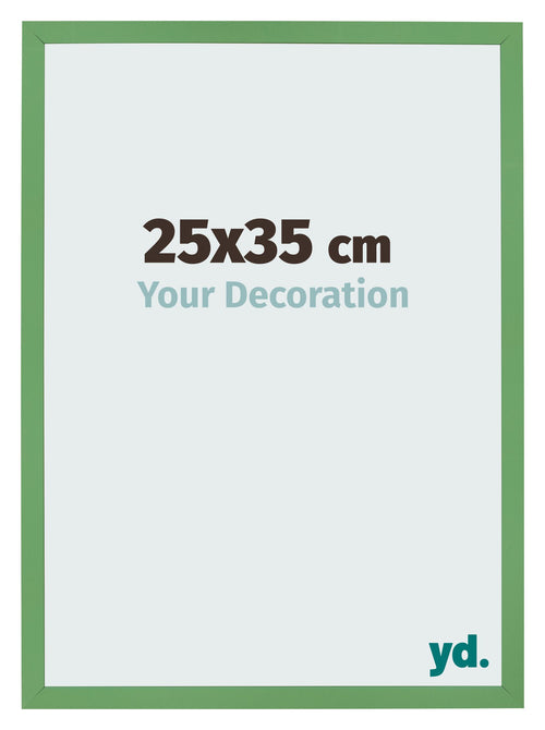 Fotolijst 25x35 cm Groen MDF Bologna Voorzijde Maat | Yourdecoration.nl