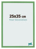 Fotolijst 25x35 cm Groen MDF Bologna Voorzijde Maat | Yourdecoration.nl