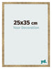 Fotolijst 25x35cm Goud Antiek MDF Bologna Voorzijde Maat | Yourdecoration.nl