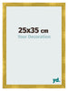Fotolijst 25x35cm Goud Vintage MDF Pisa Voorzijde Maat | Yourdecoration.nl