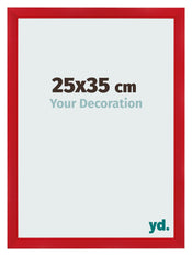 Fotolijst 25x35cm Rood MDF Pisa Voorzijde Maat | Yourdecoration.nl