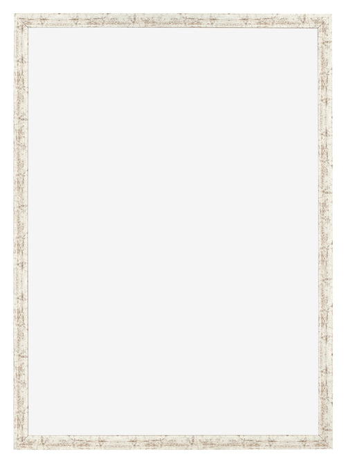 Fotolijst 25x35cm Wit Vintage MDF Bologna Voorzijde | Yourdecoration.nl