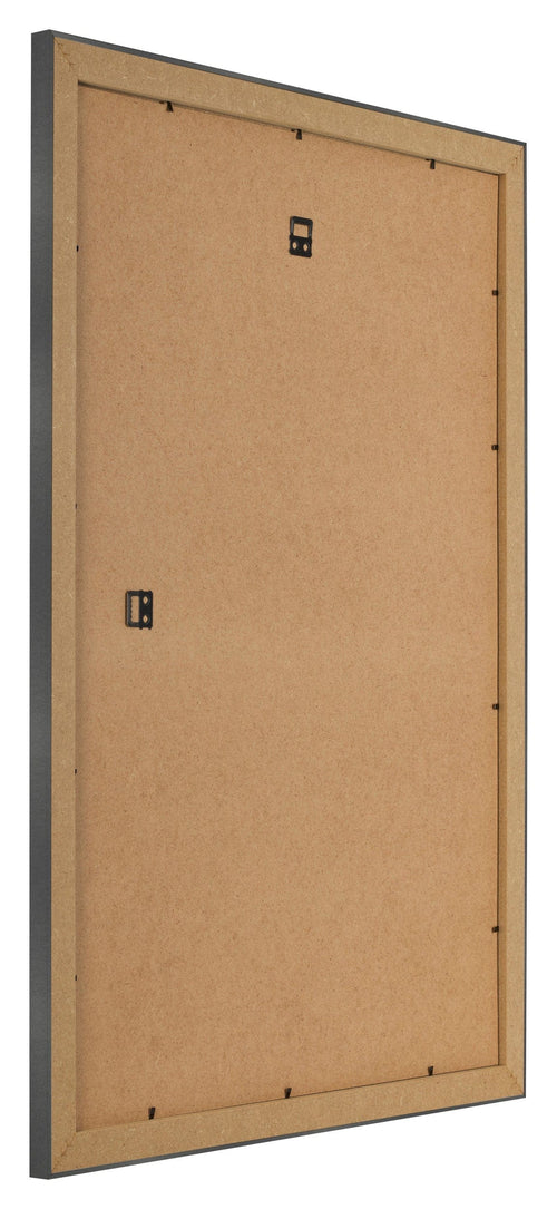 Fotolijst 25x35cm Zwart Mat MDF Pisa Achterzijde Schuin | Yourdecoration.nl