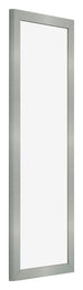 Fotolijst 25x75cm Aluminium Geborsteld MDF Bologna Voorzijde Schuin | Yourdecoration.nl