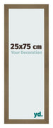 Fotolijst 25x75cm Brons Decor MDF Bologna Voorzijde Maat | Yourdecoration.nl