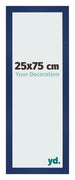 Fotolijst 25x75cm Donkerblauw Geveegd MDF Bologna Voorzijde Maat | Yourdecoration.nl