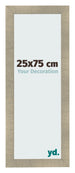 Fotolijst 25x75cm Goud Antiek MDF Pisa Voorzijde Maat | Yourdecoration.nl