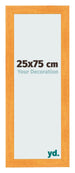 Fotolijst 25x75cm Oranje MDF Pisa Voorzijde Maat | Yourdecoration.nl