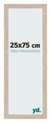 Fotolijst 25x75cm Sonoma Eiken MDF Bologna Voorzijde Maat | Yourdecoration.nl