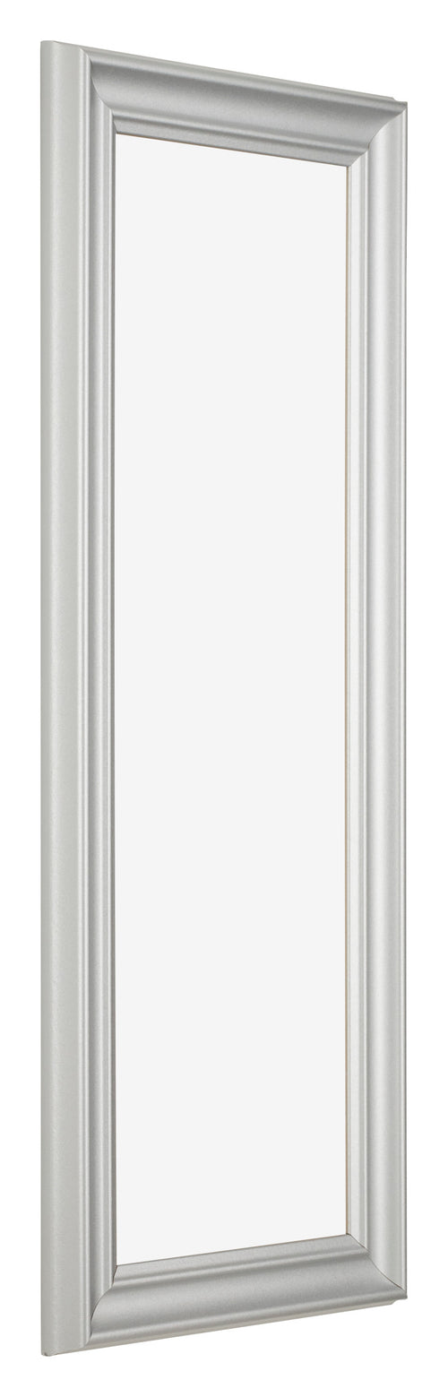 Fotolijst 25x75cm Zilver Mat MDF Lazio Voorzijde Schuin | Yourdecoration.nl