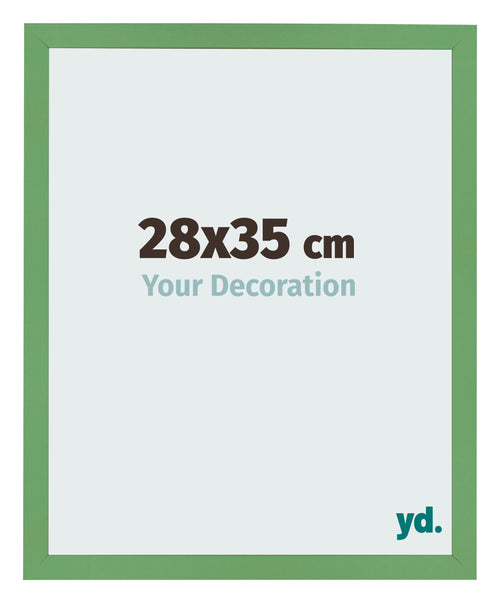 Fotolijst 28x35 cm Groen MDF Bologna Voorzijde Maat | Yourdecoration.nl