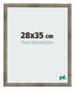 Fotolijst 28x35 cm Metaal Vintage MDF Bologna Voorzijde Maat | Yourdecoration.nl