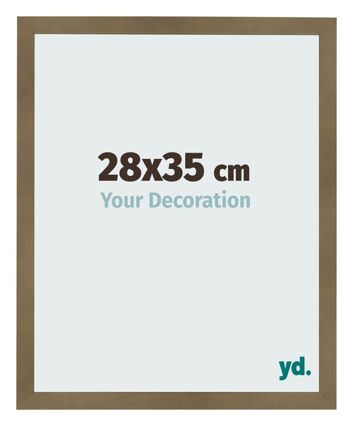Fotolijst 28x35cm Brons Decor MDF Bologna Voorzijde Maat | Yourdecoration.nl