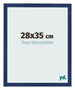 Fotolijst 28x35cm Donkerblauw Geveegd MDF Bologna Voorzijde Maat | Yourdecoration.nl