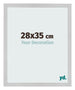 Fotolijst 28x35cm Edelstaal MDF Bologna Voorzijde Maat | Yourdecoration.nl