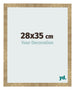 Fotolijst 28x35cm Goud Antiek MDF Bologna Voorzijde Maat | Yourdecoration.nl
