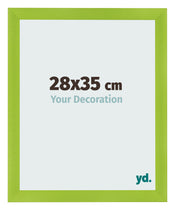 Fotolijst 28x35cm Groen MDF Pisa Voorzijde Maat | Yourdecoration.nl