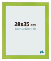 Fotolijst 28x35cm Groen MDF Pisa Voorzijde Maat | Yourdecoration.nl
