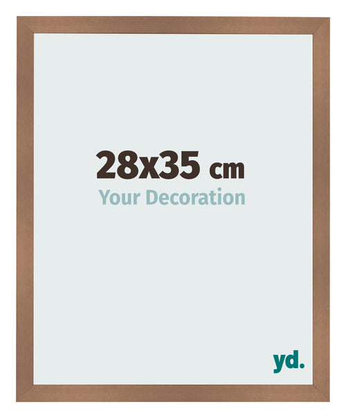 Fotolijst 28x35cm Koper Decor MDF Bologna Voorzijde Maat | Yourdecoration.nl