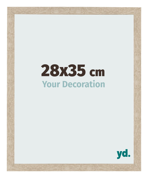Fotolijst 28x35cm Sonoma Eiken MDF Bologna Voorzijde Maat | Yourdecoration.nl
