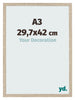 Fotolijst 29 7x42cm A3 Sonoma Eiken MDF Bologna Voorzijde Maat | Yourdecoration.nl
