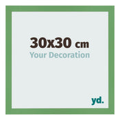 Fotolijst 30x30 cm Groen MDF Bologna Voorzijde Maat | Yourdecoration.nl