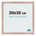 Fotolijst 30x30 cm Oudroze MDF Bologna Voorzijde Maat | Yourdecoration.nl