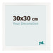 Fotolijst 30x30 cm Wit Hoogglans MDF Bologna Voorzijde Maat | Yourdecoration.nl