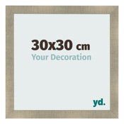 Fotolijst 30x30cm Goud Antiek MDF Pisa Voorzijde Maat | Yourdecoration.nl