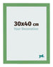 Fotolijst 30x40 cm Groen MDF Bologna Voorzijde Maat | Yourdecoration.nl