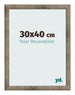 Fotolijst 30x40 cm Metaal Vintage MDF Bologna Voorzijde Maat | Yourdecoration.nl